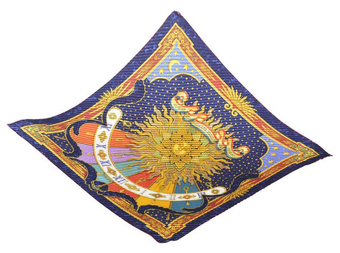 Hermès Bufanda de hermes Roja Seda  ref.156002