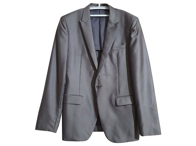 Paco Rabanne Blazer Jacke Braun Silber