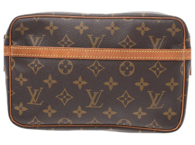 Bolso de mano Louis Vuitton Castaño  ref.156163