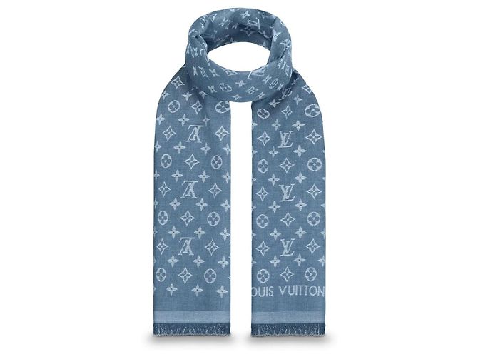 Écharpe Louis Vuitton Bleu