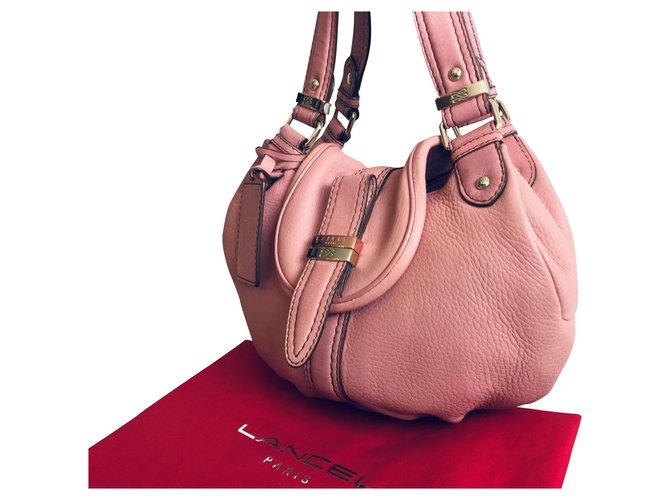 Sac lancel shop rose poudre