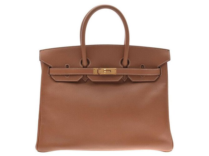 Birkin Hermès Handbag Brown  ref.156430