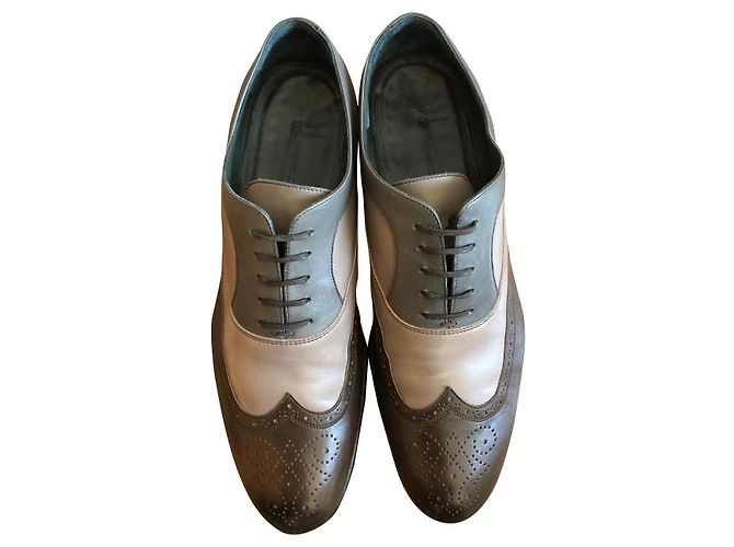 MORESCHI LEDER SPITZENSCHUHE Mehrfarben