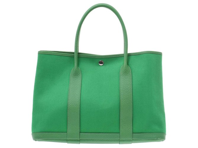 Bolsa Hermès Verde  ref.156585