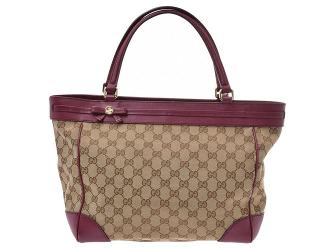 Gucci handbag Brown  ref.156601