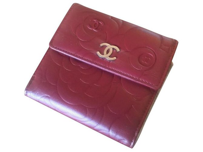 Chanel borse, portafogli, casi Bordò Pelle  ref.156633