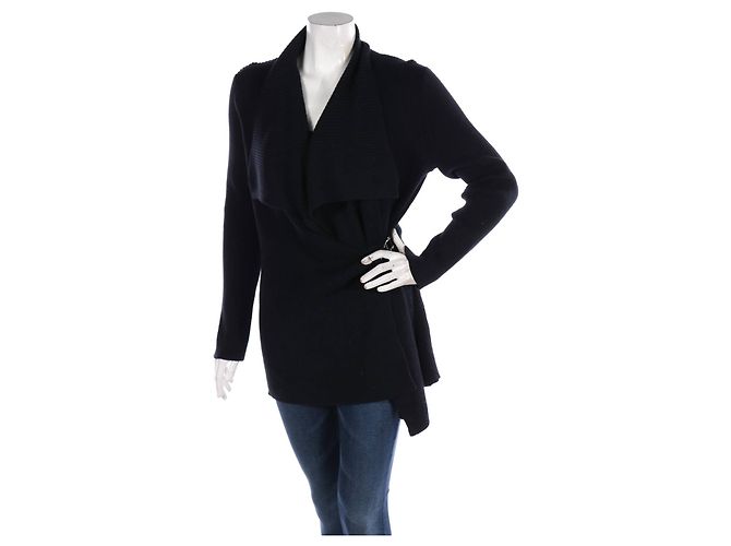 Ralph Lauren Strickjacke Schwarz Baumwolle M