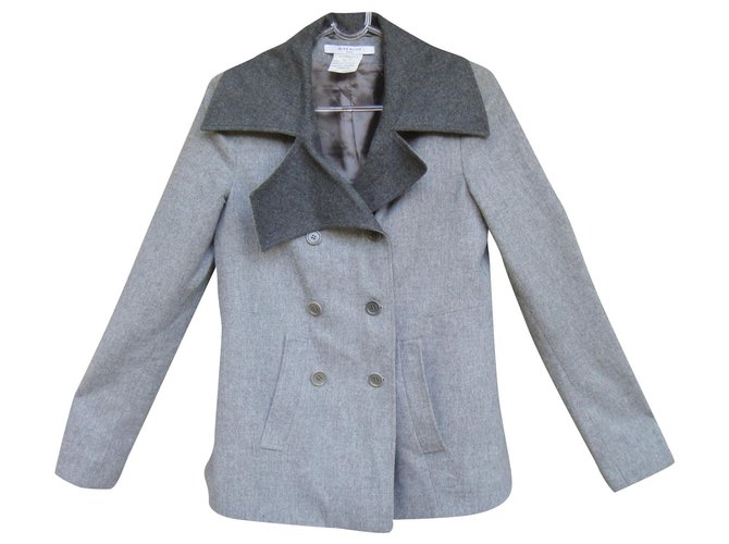 Chaqueta Givenchy FW 2010 taille 38 Gris Lana  ref.156728