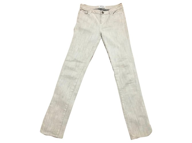 Chanel Jeans Grey  ref.157056