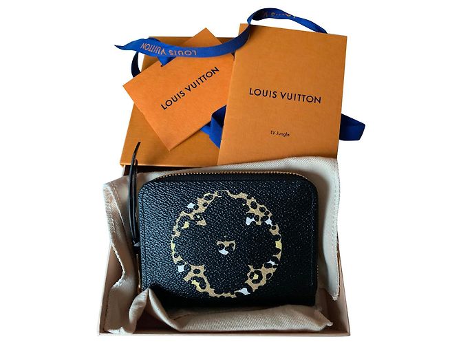 Louis Vuitton Zippy Jungle wallet Black