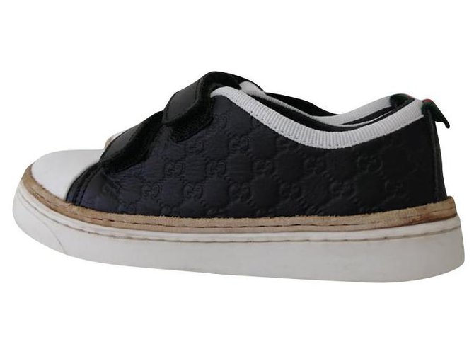 Gucci Sneakers Black Leather  ref.157107
