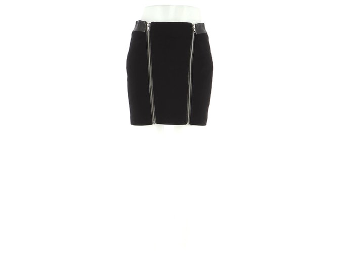 The Kooples Skirt suit Black Wool  ref.157128