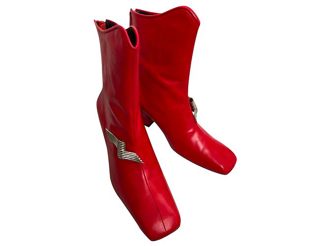 Dorateymur Ankle Boots Red