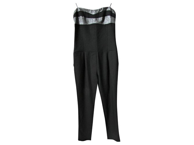 Bel Air Jumpsuits Black Cotton  ref.157187