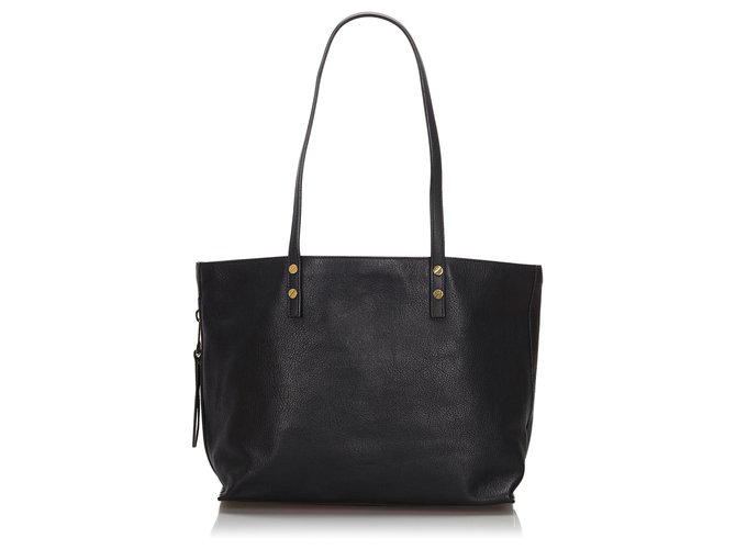 Chloé Chloe Tote de couro preto Dilan Cabra  ref.157330