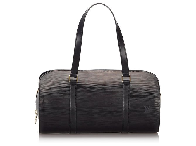 Louis Vuitton Black Epi Soufflot Leather  ref.157348