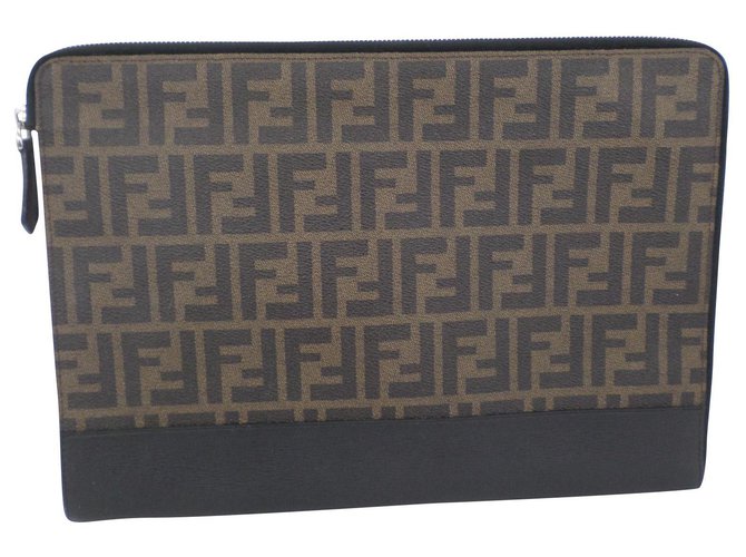 fendi monogram clutch