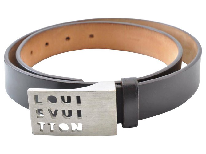 Louis Vuitton Belt Brown Leather  ref.157465