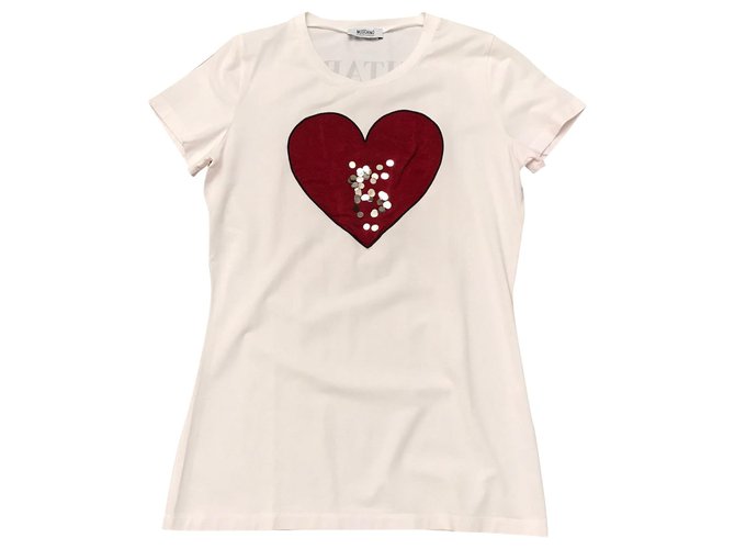 Moschino Cheap And Chic Tops White Cotton  ref.157564
