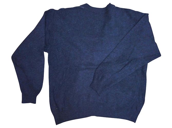 Lacoste Strickjacke aus Wolle Dunkelblau
