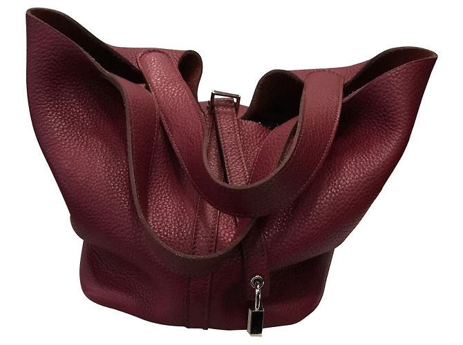Hermès Picotin Dark red