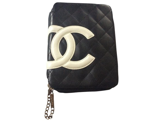 Chanel Cambon Black Leather  ref.157768