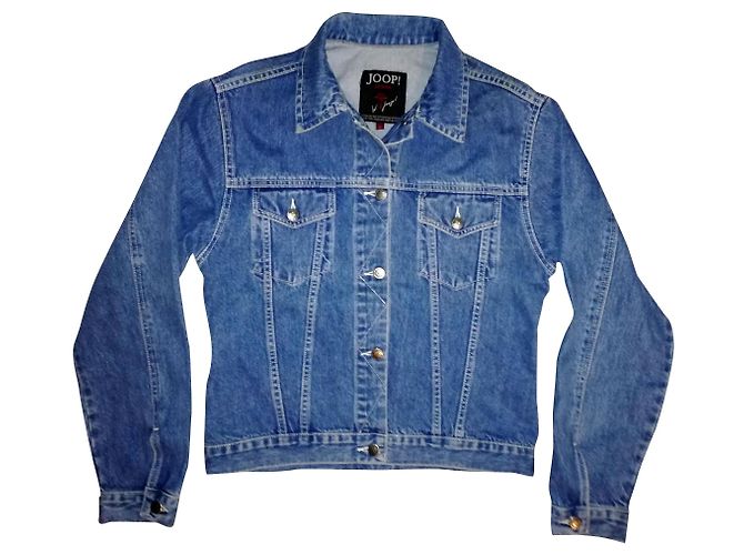 Joop! Lady's Classic Type 3 Giacca di jeans blu denim