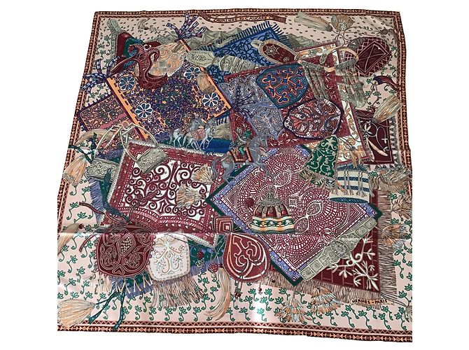 Hermès "Cavaliere caucasico" Multicolore Cachemire