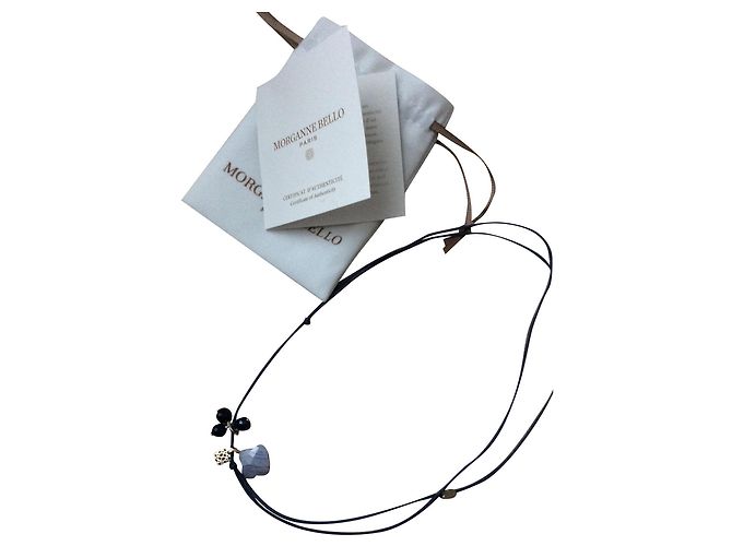 Morganne Bello Collar gri Azul