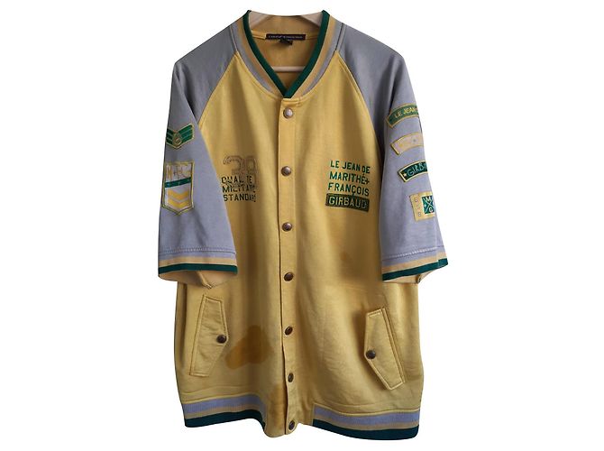 Sudadera Marithé et François Girbaud Amarilla de Algodón Amarillo