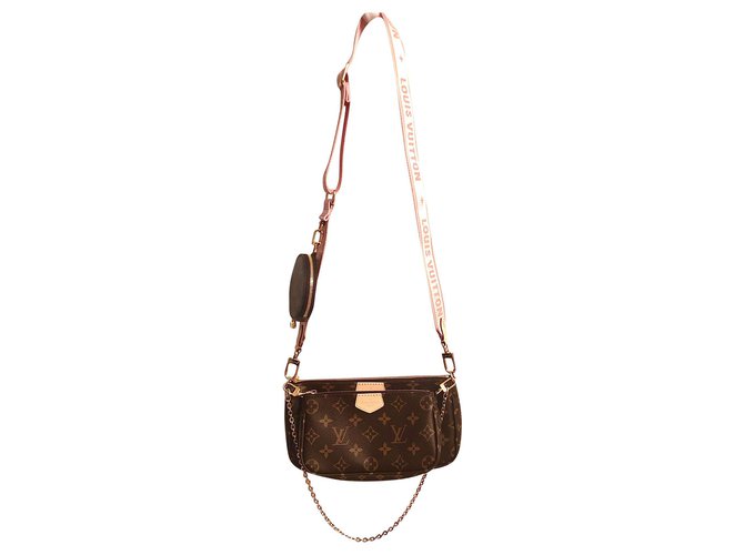 Accesorios Louis Vuitton Multi-bolsillo Castaño Lienzo  ref.158317