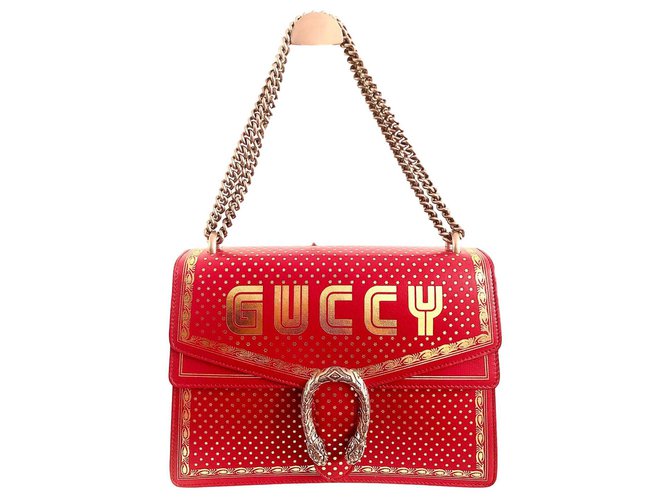 Gucci Dionysus Red Leather  ref.158318