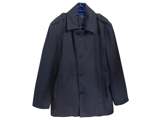 Michael Kors Wollmantel Grau Herren M