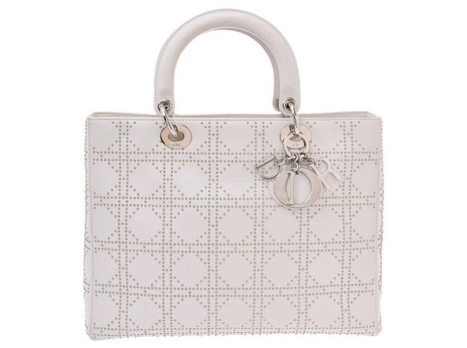 Dior Bags White Leather  ref.158409