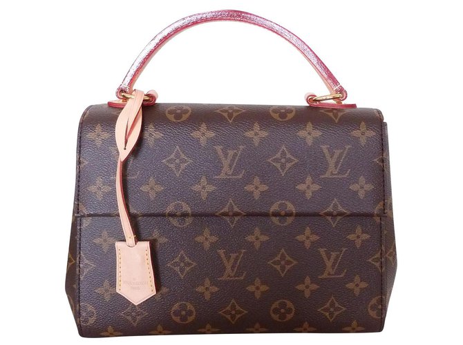Louis Vuitton bag Cluny BB Monogram Dark brown Leather ref.158622 - Joli  Closet