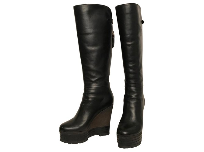 sergio rossi thigh high boots