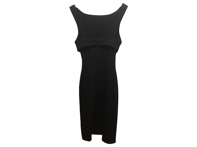 Diane Von Furstenberg Kleid aus schwarzer Wolle