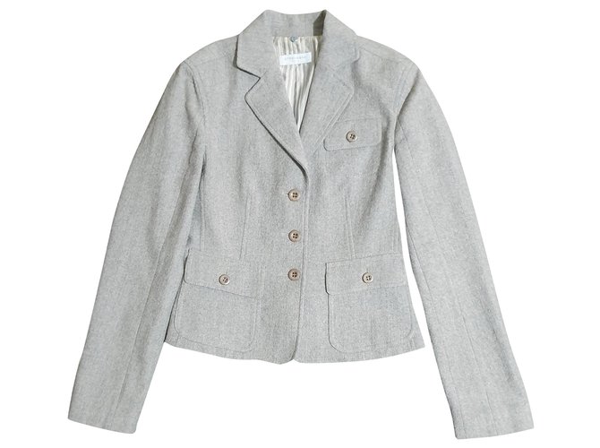 Strenesse Jackets Grey Cotton Wool  ref.158724