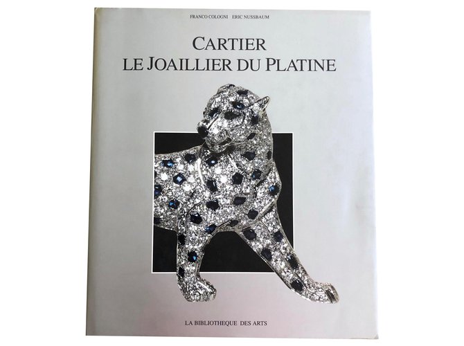 Cartier O Joalheiro Platina Prata  ref.158759