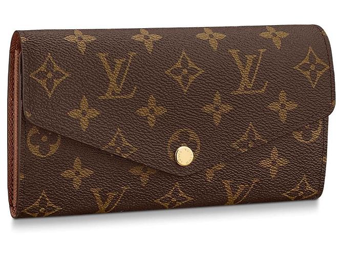 Louis Vuitton Sarah Wallet Monogram Canvas Brown