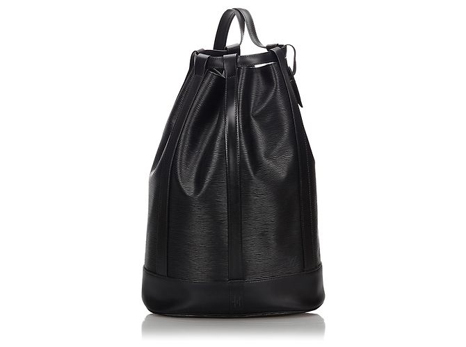 Louis Vuitton Black Epi Randonnee GM