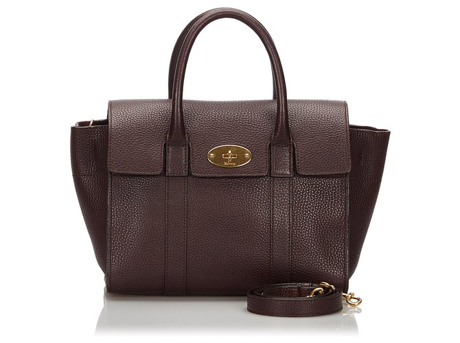 Mulberry Brown Leather Bayswater Satchel  ref.159022