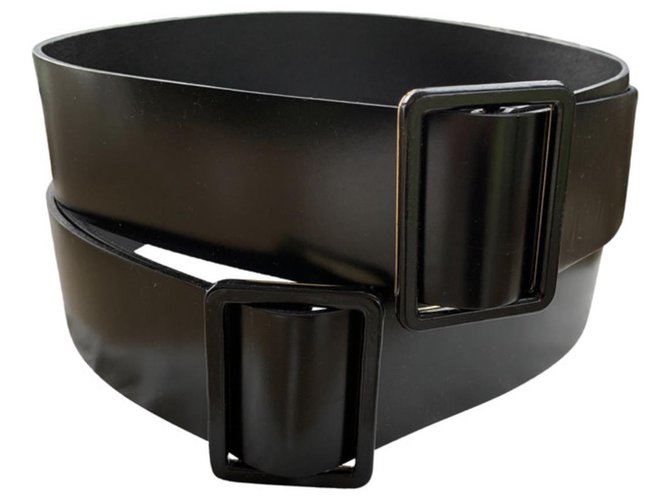 Balenciaga Belts Black Leather  ref.159106