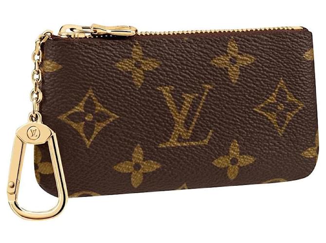 Louis Vuitton Key pouch new LV Brown Leather  ref.159277
