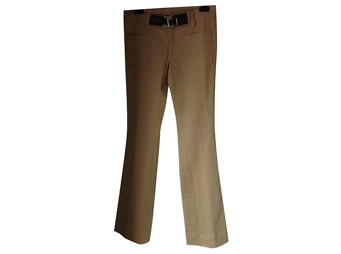 Barbara Bui Stylish pants , elegant ,refines the silhouette Beige