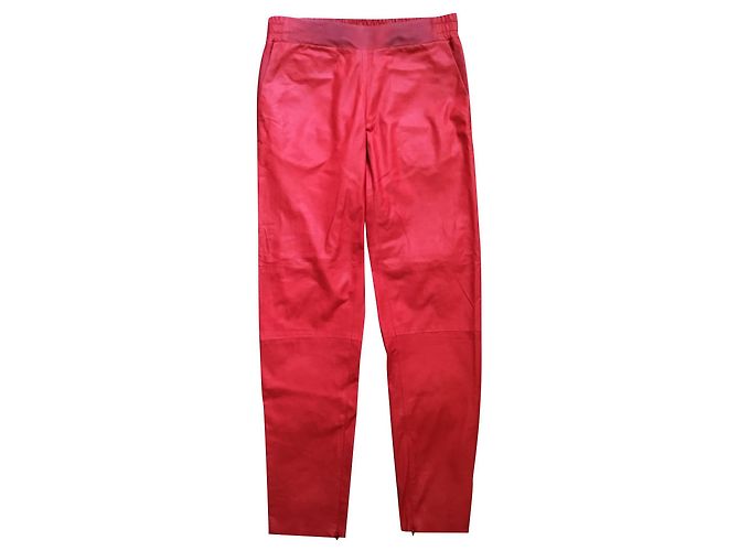 Drome Lederhose Rot