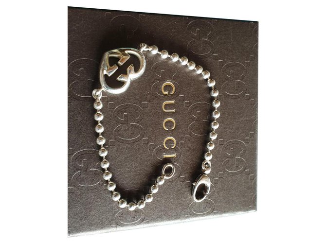 Gucci Brit Heart Armband aus Sterlingsilber 925 Geld  ref.159315