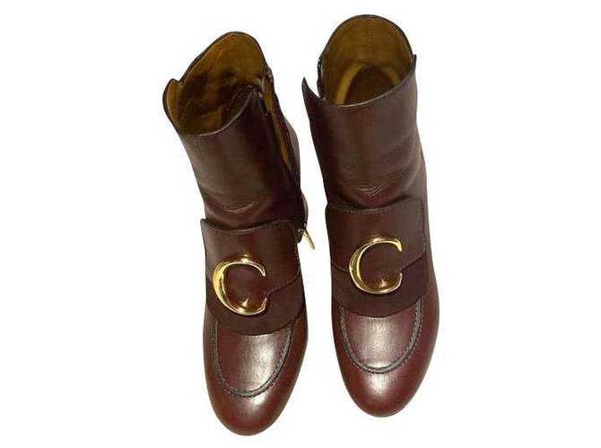 Chloé boots Cuir  ref.159541