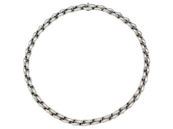 Hermès necklace, "Grain of the Fields", money. Silver  ref.159564