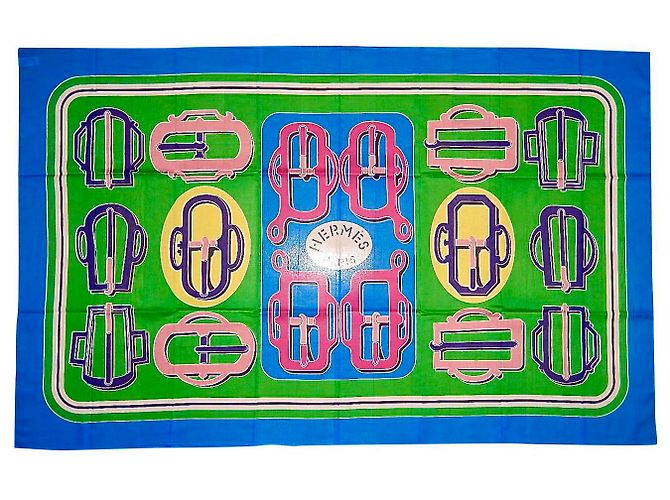 Hermès BOUCLERIE MODERNA Multicolore Cotone
